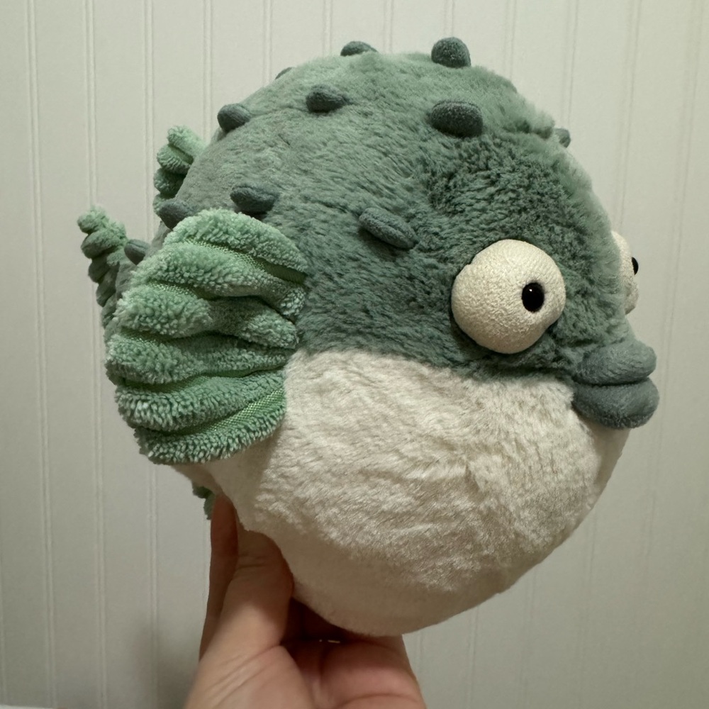 pacey pufferfish jellycat NWT